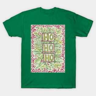 Ho Ho Ho Merry Christmas T-Shirt